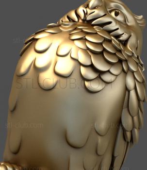 3D model 3d stl model of owl figurine (STL)